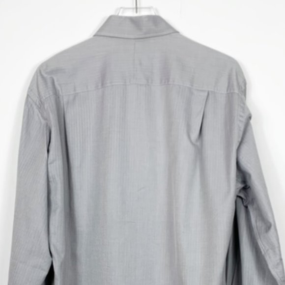John W. Nordstrom Gray Button Down Dress Shirt - Picture 5 of 8